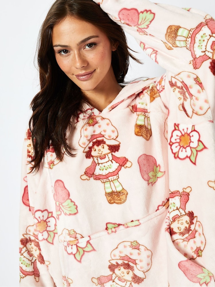 Buy Strawberry Shortcake x Skinnydip Blanket Hoodie in Pink from