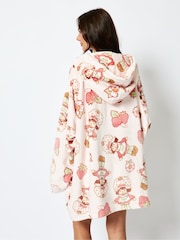Strawberry Shortcake x Skinnydip Blanket Hoodie in Pink - Image 4 of 5