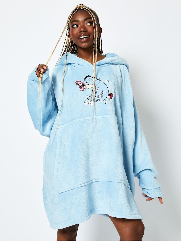 Skinnydip Blue Disney Eeyore Blanket Hoodie - Image 1 of 5