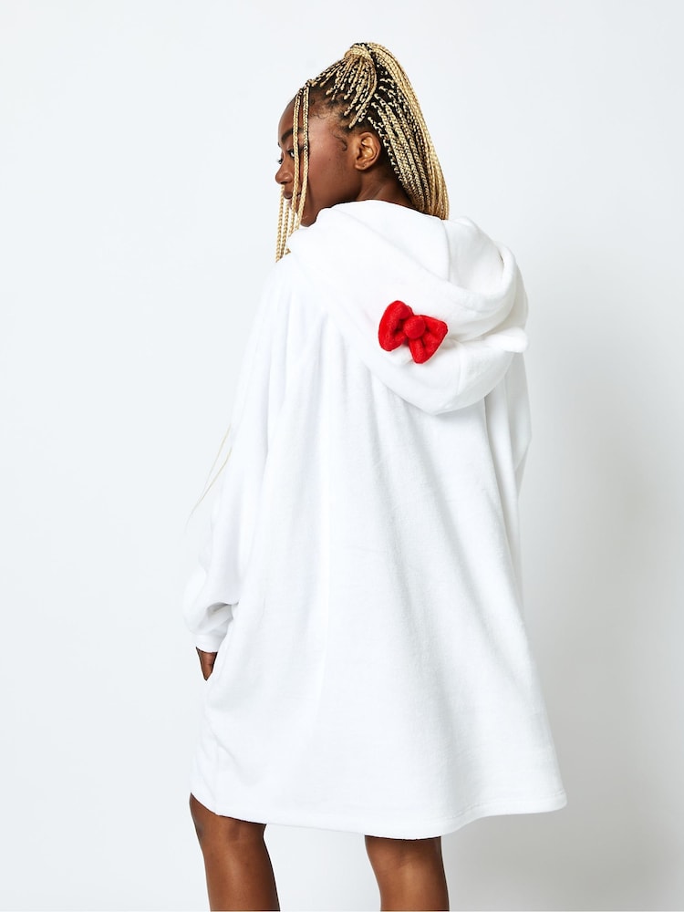 Hello Kitty x Skinnydip Blanket Hoodie in White - Image 2 of 4