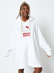 Hello Kitty x Skinnydip Blanket Hoodie in White - Image 3 of 4