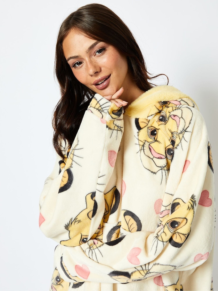 Skinnydip Multi Disney Simba Blanket Hoodie - Image 4 of 4