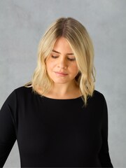 Live Unlimited Curve Jersey Midi Black Dress - Image 2 of 4