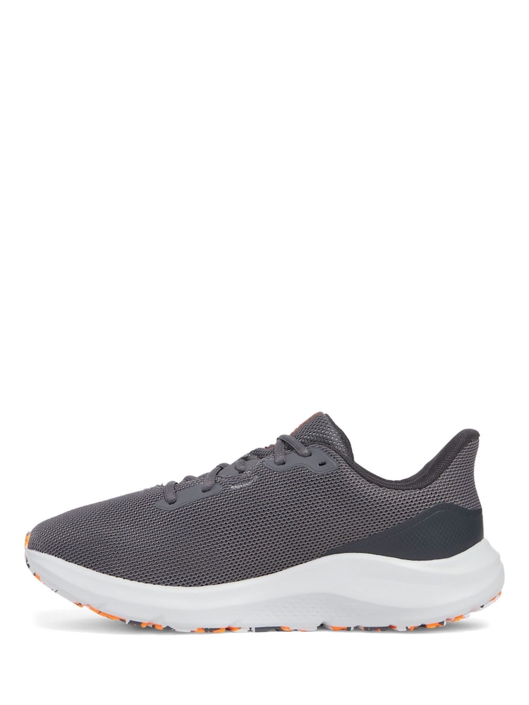 Under Armour Grey Charged Pursuit 4 Trainers - Image 2 of 5