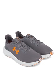 Under Armour Grey Charged Pursuit 4 Trainers - Image 3 of 5