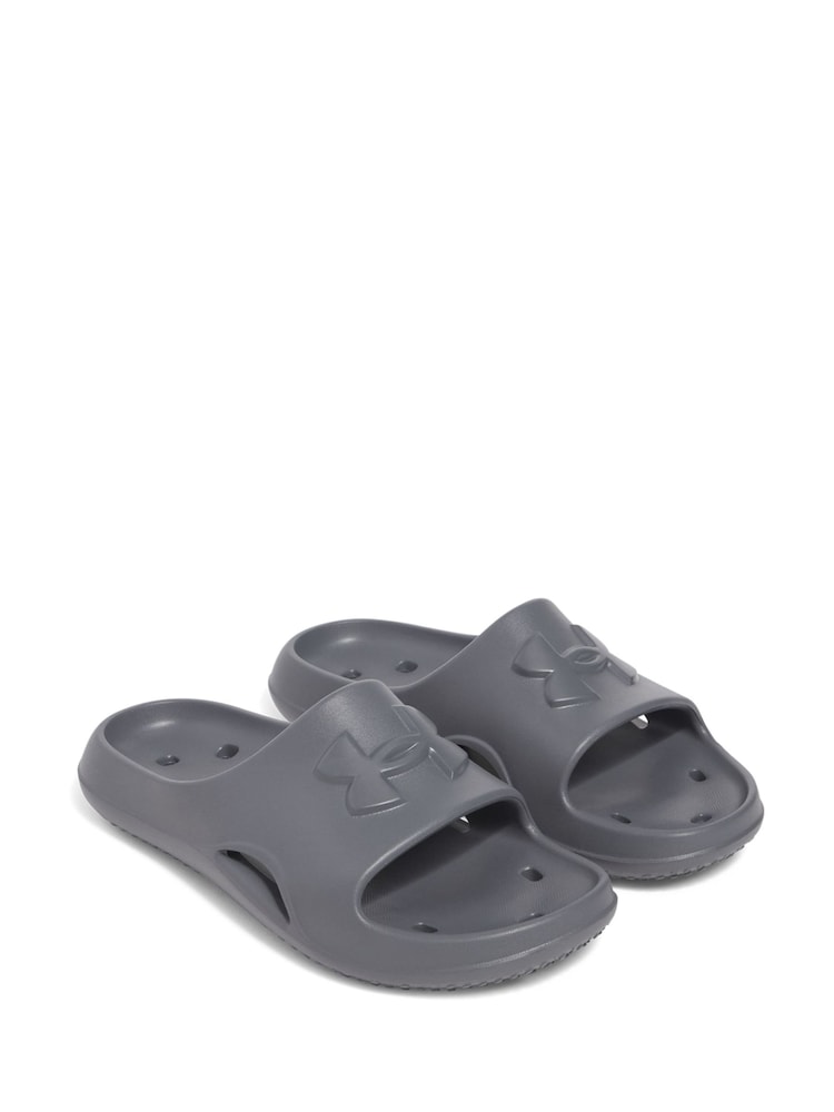 Under Armour Grey Locker V Sandals - Image 5 of 5