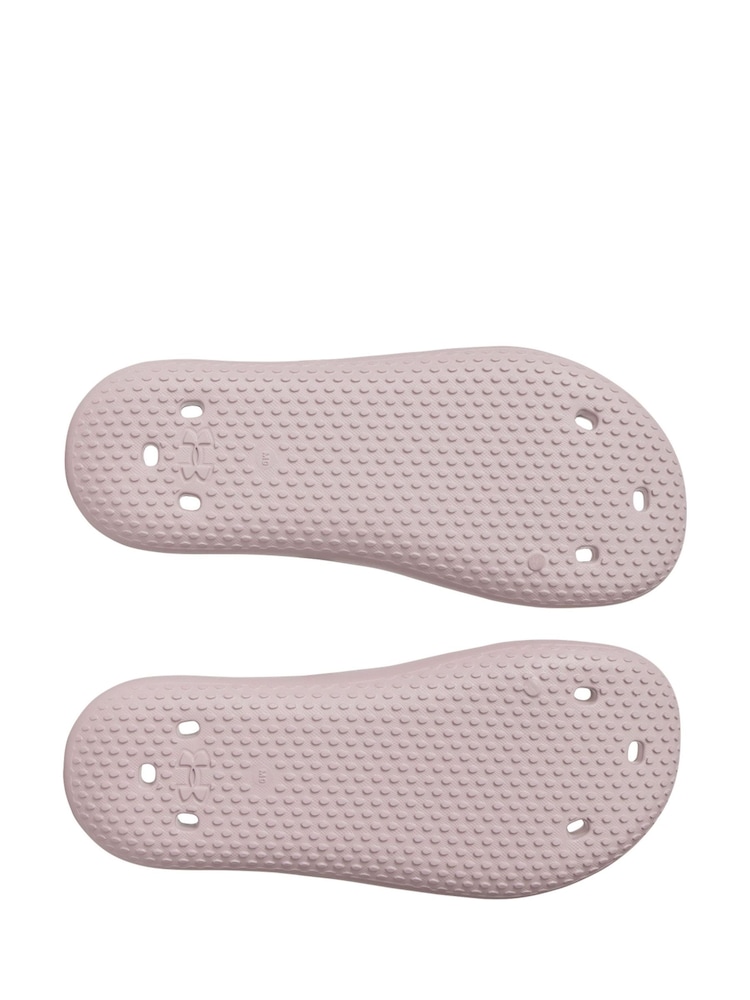 Under Armour Light Grey Locker V Sandals - Image 4 of 5
