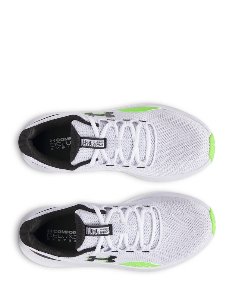أبيض/أخضر - حذاء رياضي Surge من تشكيلة Under Armour مكون من 4 قطع - Image 4 of 5