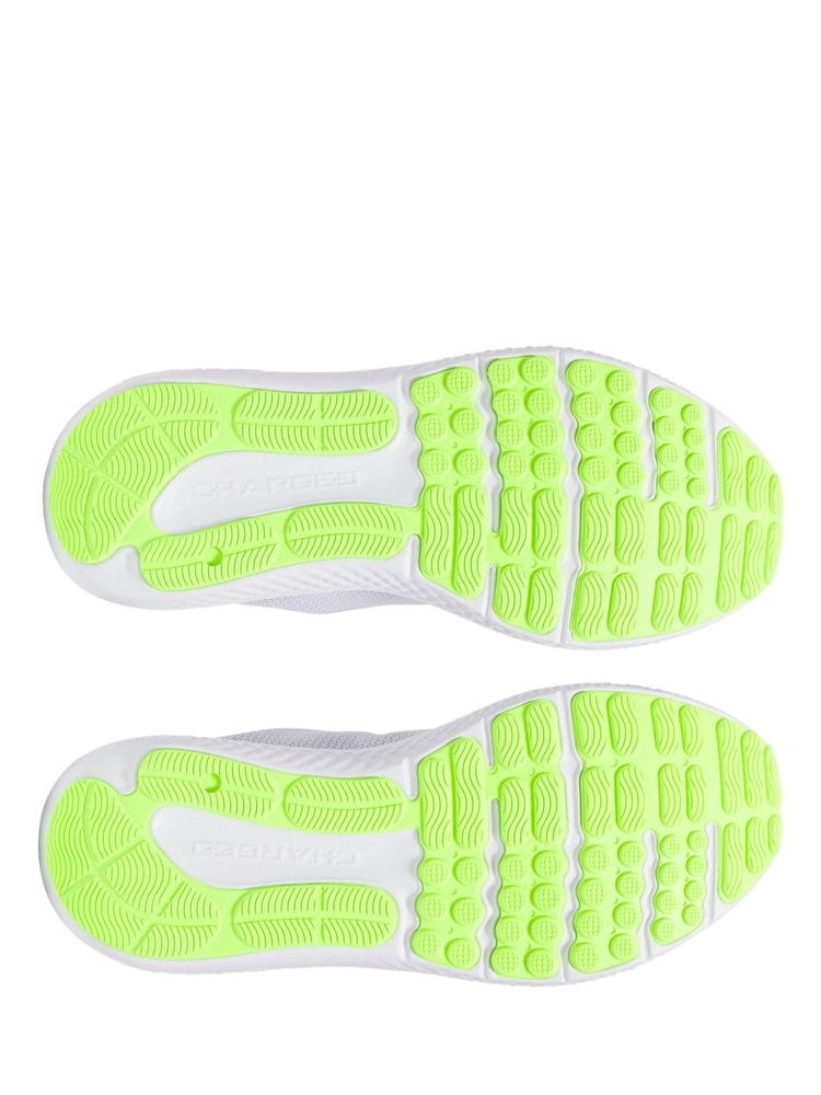 Under Armour White/Green Surge 4 Trainers - Image 5 of 5