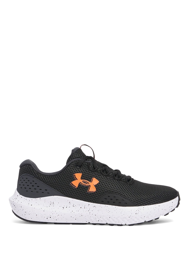 Under Armour Black/Red Surge 4 Trainers - Image 1 of 5