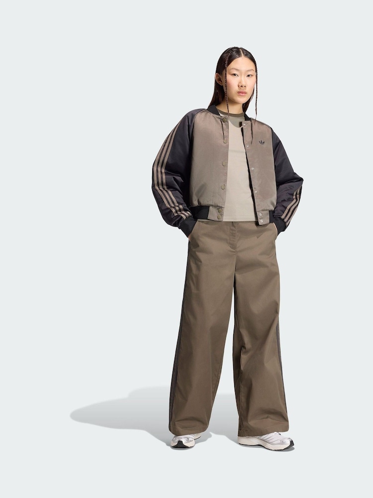 adidas Originals Brown Tailored Trousers - Image 1 of 5 adidas Originals Brown Tailored Trousers - Image 1 of 5