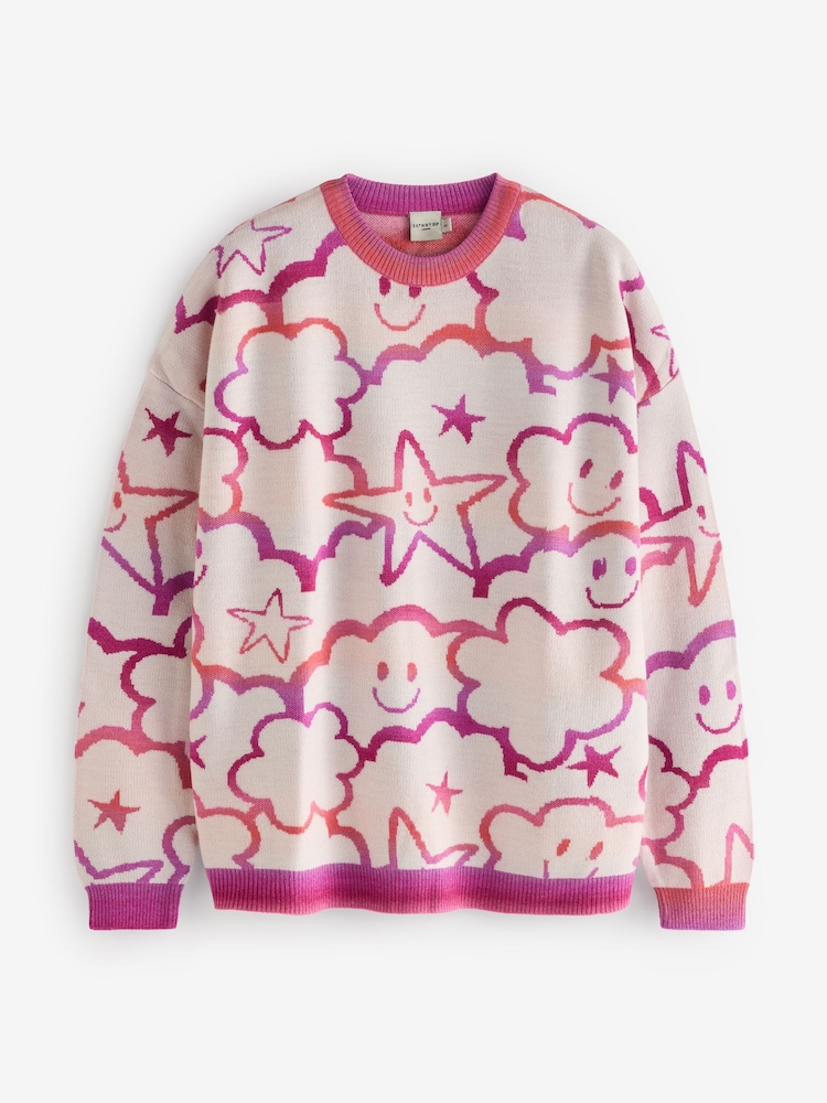 Happy Cloud Knit Jumper in Cream - Image 5 of 5 Happy Cloud Knit Jumper in Cream - Image 5 of 5