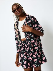 Disco Cherry Shirt in Black - Image 3 of 3