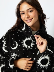 Skinnydip Black Celestial Longline Fleece - Image 4 of 4