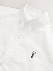 White Short Sleeve Oxford Shirt - Image 4 of 4