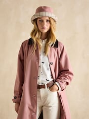 Joules Thurlow Pink Adjustable Waterproof Bucket Hat - Image 2 of 5