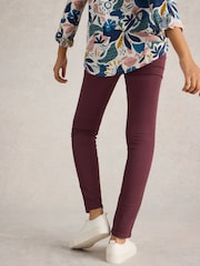 White Stuff Purple Janey Jeggings - Image 2 of 6