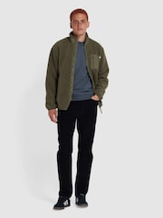 Farah 100% Cotton Elm Corduroy Black Trousers - Image 2 of 5