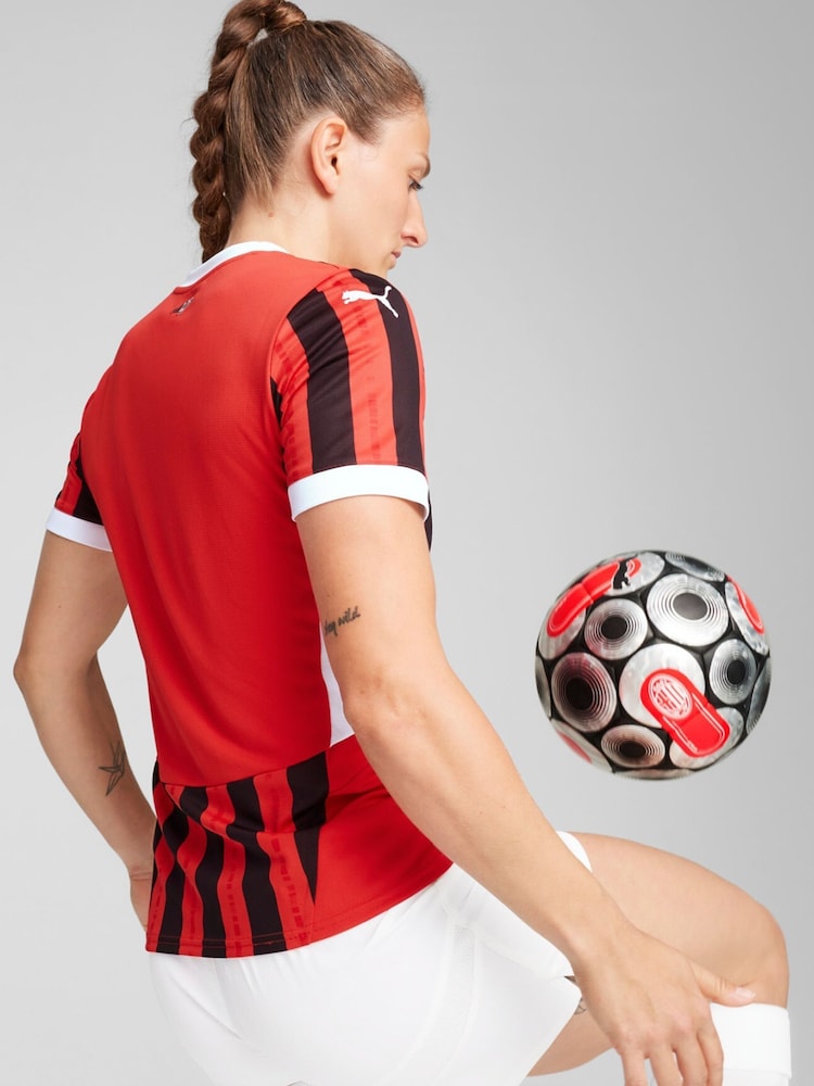 Puma Red Womens AC Milan 24/25 Home Jersey - Image 2 of 6