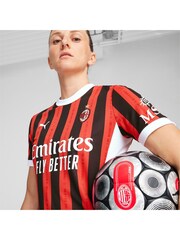 Puma Red Womens AC Milan 24/25 Home Jersey - Image 4 of 6