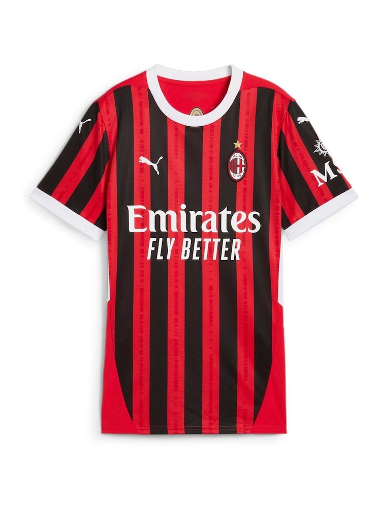 Puma Red Womens AC Milan 24/25 Home Jersey - Image 6 of 6
