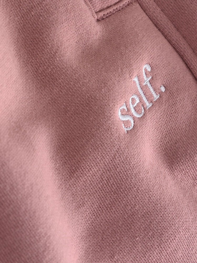 self. Pink Cuffed Joggers - Image 7 of 7