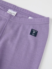 Пурпурный - Polarn O. Pyret Merino Wool Thermal Long Johns - Image 4 of 4