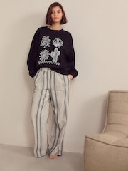 Black/White Cornelli Sweatshirt - Image 4 of 6