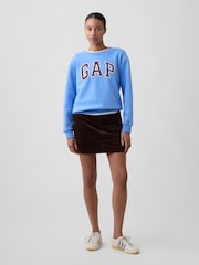 Gap Blue/Burgundy Logo Sweatshirt - Image 3 of 5