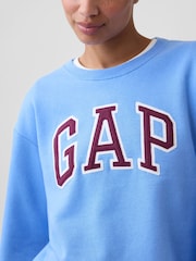 Gap Blue/Burgundy Logo Sweatshirt - Image 4 of 5