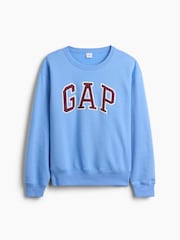 Gap Blue/Burgundy Logo Sweatshirt - Image 5 of 5
