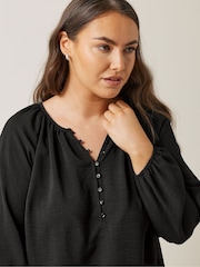Evans Long Sleeve Boho Blouse - Image 4 of 5