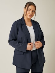 Evans Blue Edge To Edge Blazer - Image 1 of 4