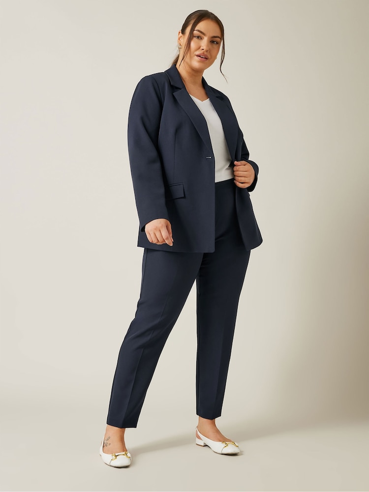 Evans Blue Edge To Edge Blazer - Image 2 of 4