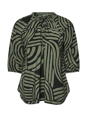 Evans Abstract Swirl Print Top - Image 6 of 6