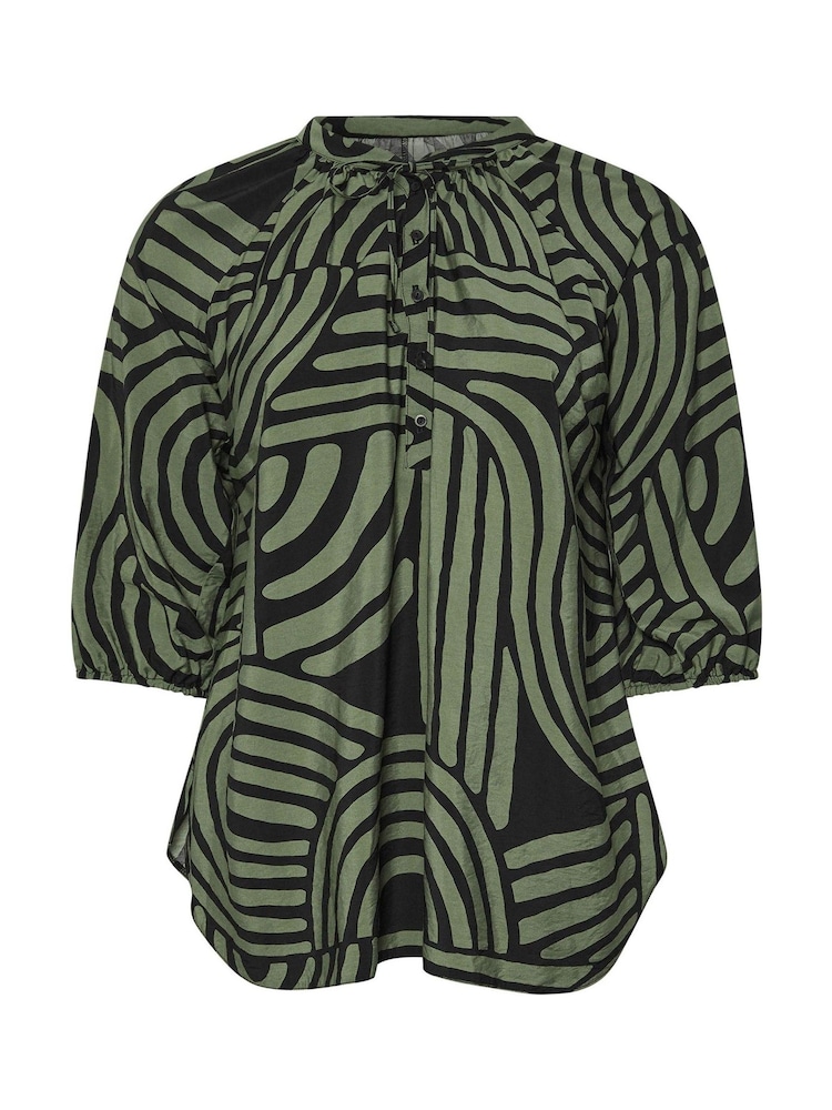 Evans Abstract Swirl Print Top - Image 6 of 6