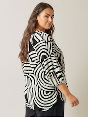 Evans Abstract Swirl Print Top - Image 3 of 5