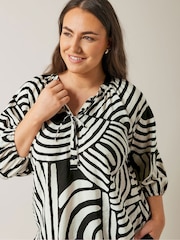 Evans Abstract Swirl Print Top - Image 4 of 5