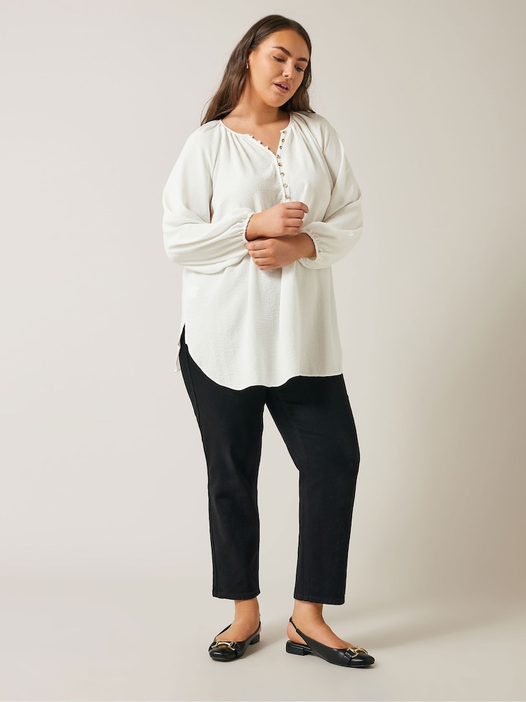 Evans Long Sleeve Boho Blouse - Image 2 of 5