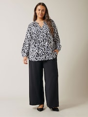 Evans Blue Boho Blouse - Image 2 of 5