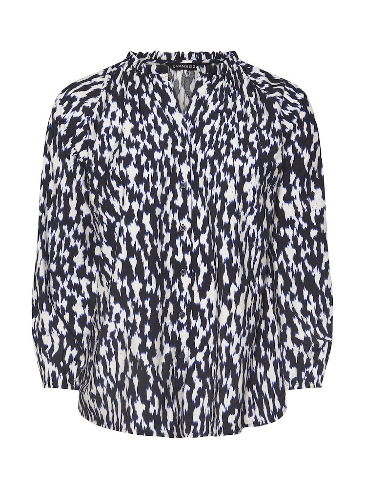 Evans Blue Boho Blouse - Image 5 of 5