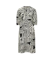 Evans Abstract Swirl Print Midi Dress - Image 5 of 5
