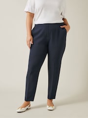 Evans Blue Tapered Leg Trousers - Image 3 of 5