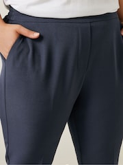 Evans Blue Tapered Leg Trousers - Image 4 of 5
