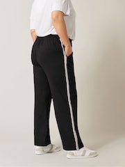 Evans Wide Leg Side Stripe Trousers - Image 3 of 4