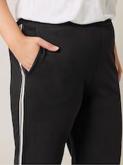 Evans Wide Leg Side Stripe Trousers - Image 4 of 4