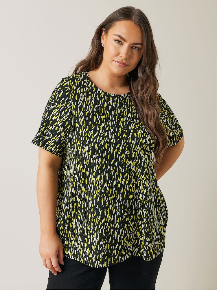 Evans – Jersey-Krepp-Top in Schwarz - Bild 2 von 5 Evans – Jersey-Krepp-Top in Schwarz - Bild 2 von 5