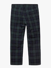 Trotters London Blue Tartan Donald 100% Cotton Trousers - Image 2 of 2