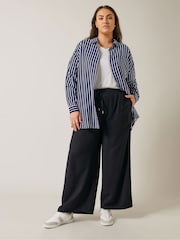 Evans Blue Stripe Girlfriend Shirt - Image 2 of 6