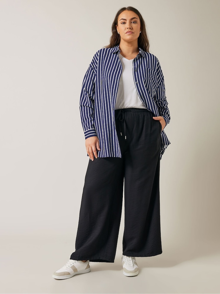 Evans Blue Stripe Girlfriend Shirt - Image 2 of 6